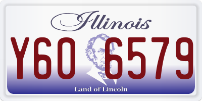 IL license plate Y606579