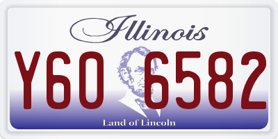 IL license plate Y606582