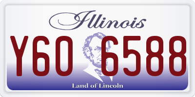 IL license plate Y606588