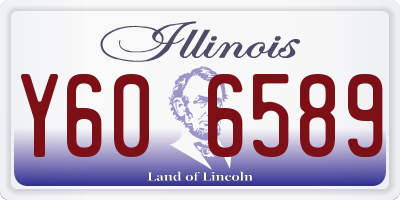 IL license plate Y606589