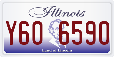 IL license plate Y606590