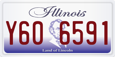 IL license plate Y606591
