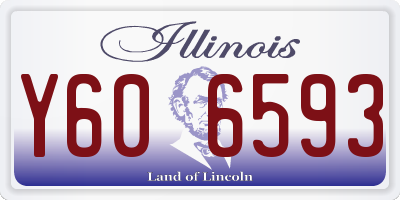 IL license plate Y606593