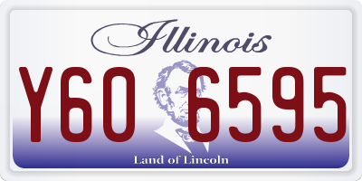 IL license plate Y606595