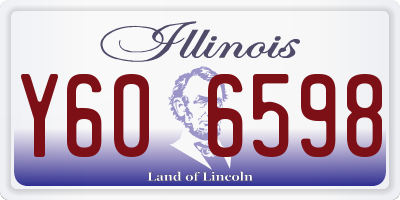 IL license plate Y606598