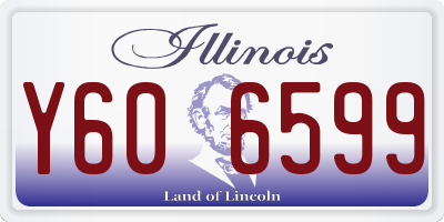 IL license plate Y606599