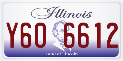 IL license plate Y606612