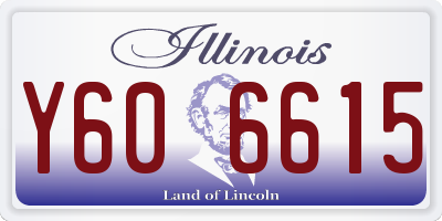 IL license plate Y606615