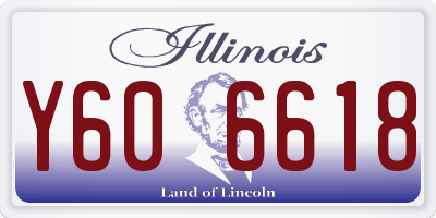 IL license plate Y606618