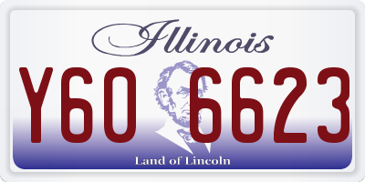 IL license plate Y606623