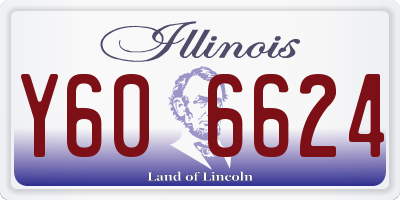 IL license plate Y606624