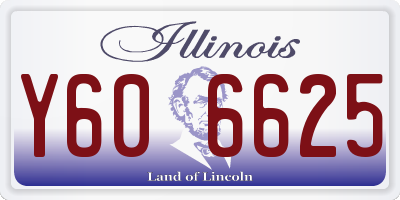 IL license plate Y606625