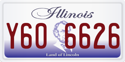 IL license plate Y606626