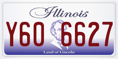 IL license plate Y606627
