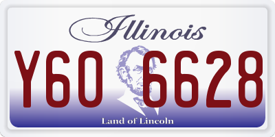 IL license plate Y606628