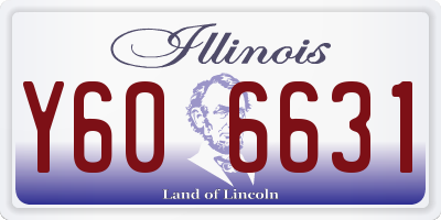 IL license plate Y606631