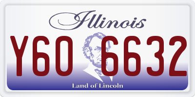 IL license plate Y606632