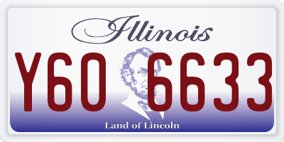 IL license plate Y606633