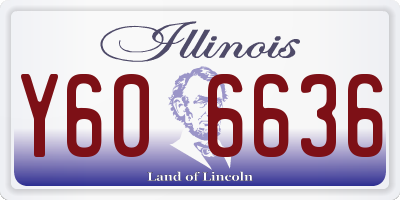 IL license plate Y606636