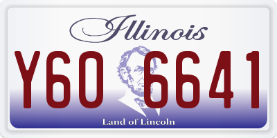 IL license plate Y606641