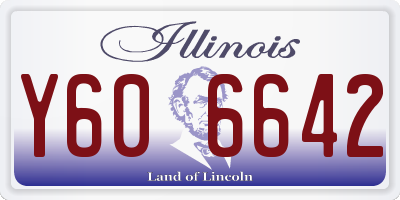 IL license plate Y606642