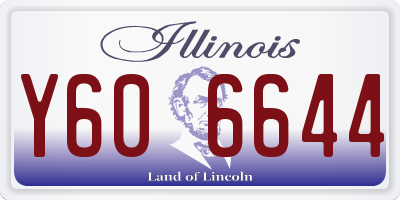 IL license plate Y606644