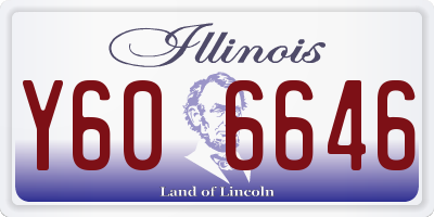 IL license plate Y606646