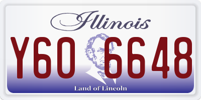 IL license plate Y606648