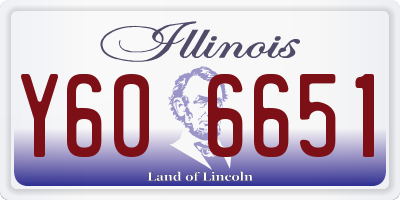 IL license plate Y606651