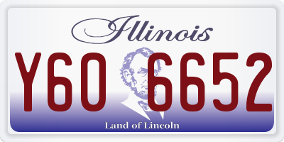 IL license plate Y606652