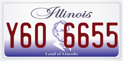 IL license plate Y606655