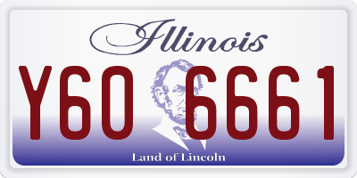 IL license plate Y606661