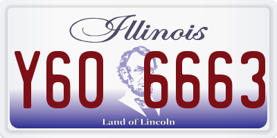 IL license plate Y606663