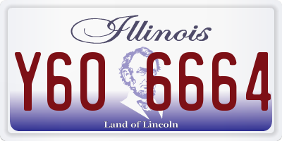 IL license plate Y606664