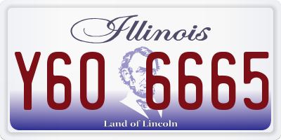 IL license plate Y606665