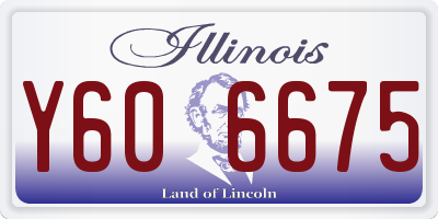 IL license plate Y606675