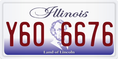 IL license plate Y606676