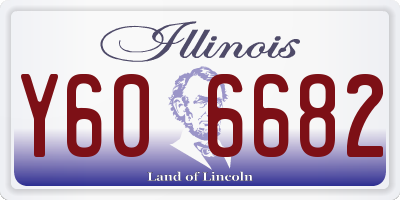 IL license plate Y606682