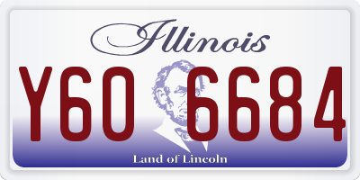 IL license plate Y606684