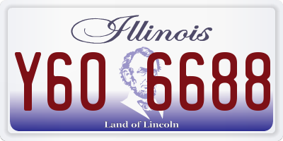 IL license plate Y606688