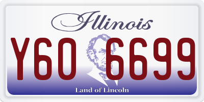 IL license plate Y606699