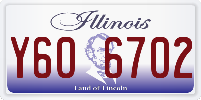 IL license plate Y606702