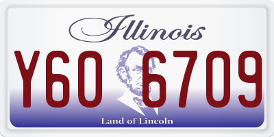 IL license plate Y606709