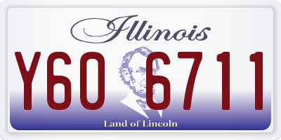 IL license plate Y606711