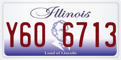IL license plate Y606713