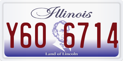 IL license plate Y606714