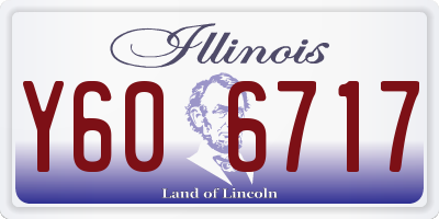 IL license plate Y606717