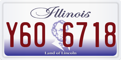 IL license plate Y606718