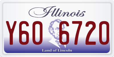IL license plate Y606720