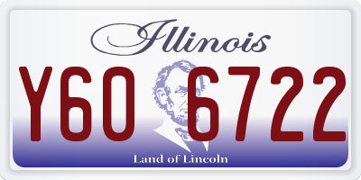 IL license plate Y606722